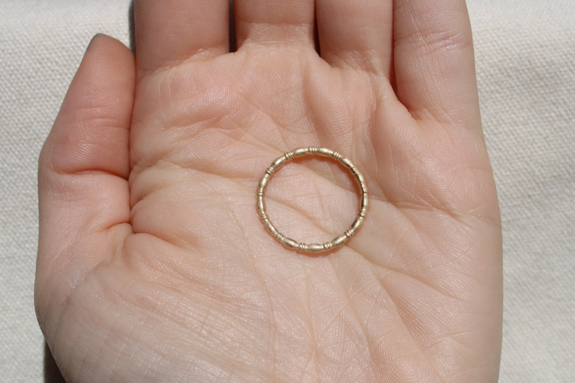 Everyday Gold Ring - dunia jewelry - vintage gold - recycled gold