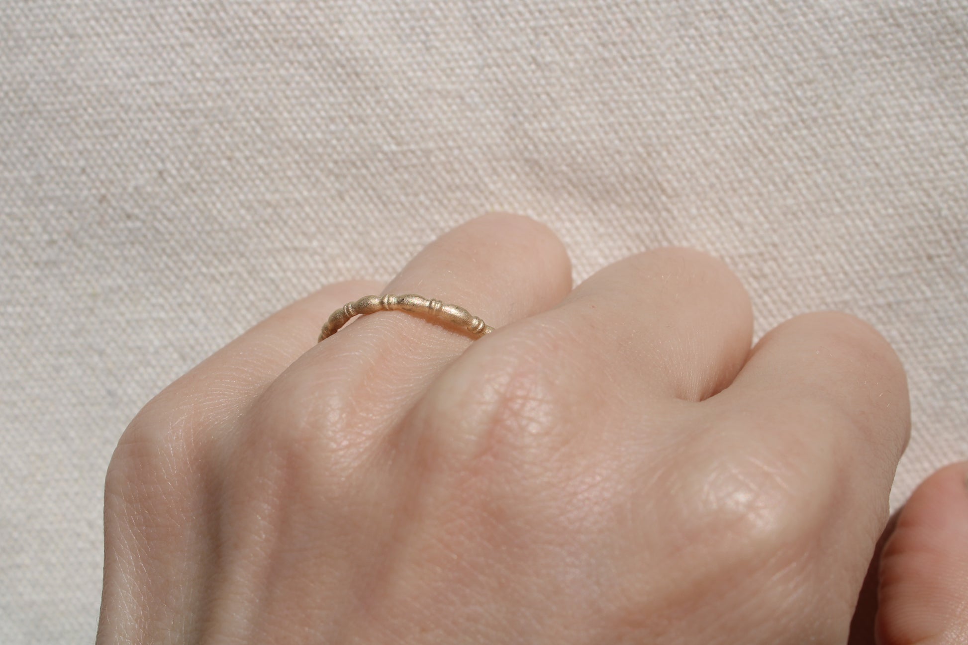 Everyday Gold Ring - dunia jewelry - vintage gold - recycled gold