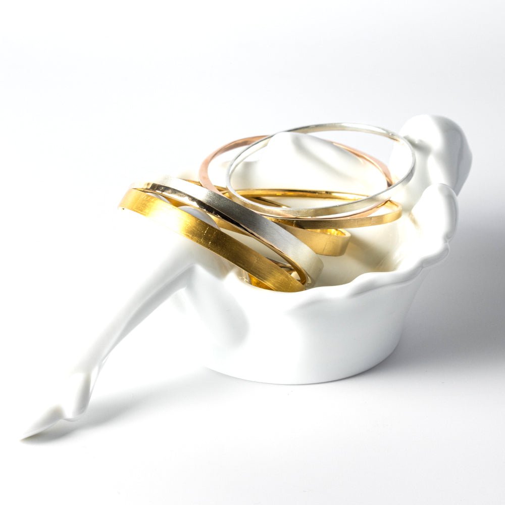 Solid Gold Bangle dunia simunovic jewelry