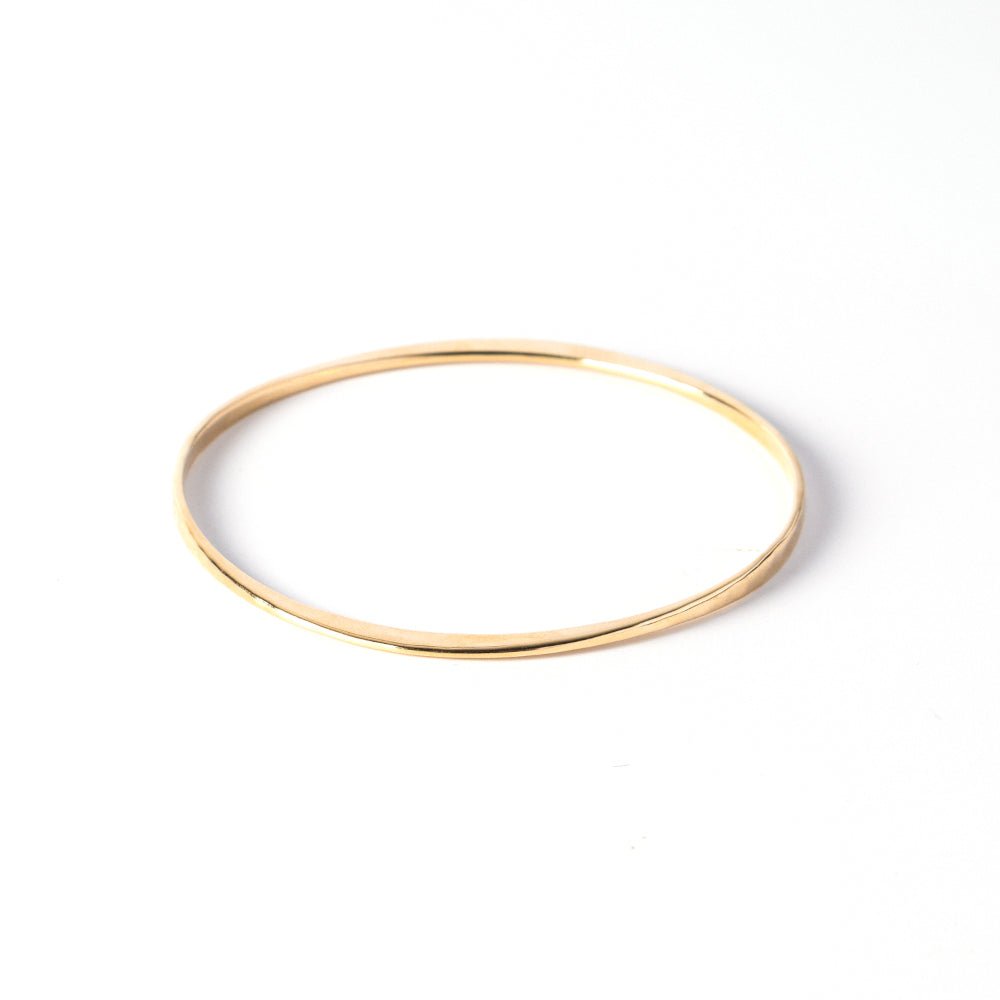 Solid Gold Bangle dunia simunovic jewelry